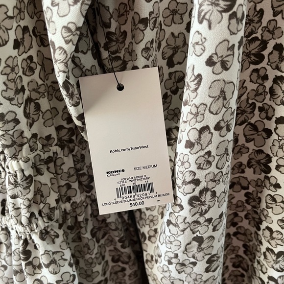 Nine West Peplum Style Top - Picture 6 of 6